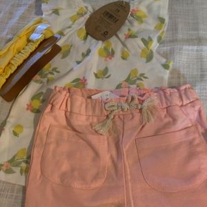 Baby Girl 3 pc NWT 🐭🦊
